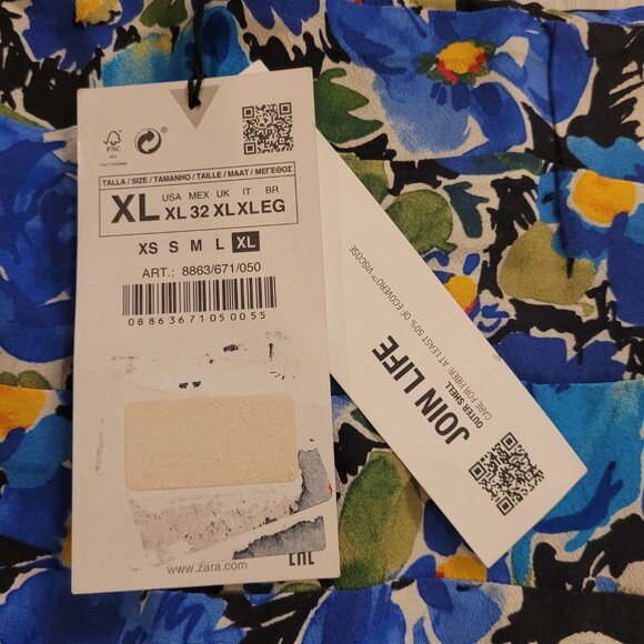 NWT ZARA | Floral Skirt | Sz. XL - Picture 5 of 8